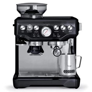 Sage Barista Express Espresso Machine - Espresso and Coffee Maker, Bean to Cup Coffee Machine, BES875BKS, Black Sesame