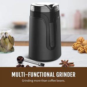 SHARDOR Electric Coffee Bean Grinder with Stainless Steel Blades, Small Spice and Herb Grinder, 1.4oz/40g