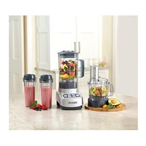 Cuisinart Velocity Ultra Trio 1HP Blender/Food Processor with Travel Cups and Fizz Cocktail Glasses Bundle (2 Items)