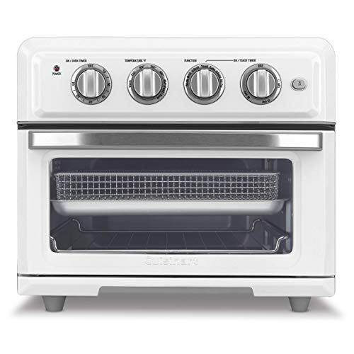 Cuisinart TOA-60W Airfryer, Convection Toaster Oven, White (Renewed)