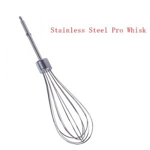 Wadoy KHMPW Stainless Steel Pro Whisk Replacement for Hand Mixer Whisk Egg Beater Fits 3066 3067 3093 3094 3111 3112 KF140 KF1085 KHM3 KHM5 KHM7 KHM9 KHM926