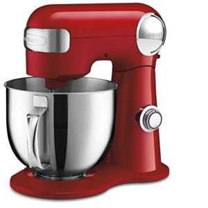 Cuisinart 5.5-Quart Stand Mixer, Standard, Ruby Red