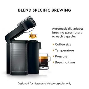 Nespresso Vertuo Coffee and Espresso Maker by De'Longhi, Piano Black