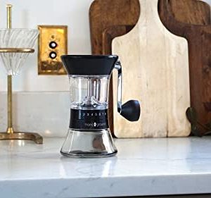 Handground Precision Manual Coffee Grinder: Conical Ceramic Burr Mill