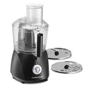 Hamilton Beach ChefPrep 10-Cup Food Processor & Vegetable Chopper, Black (70670) & Power Elite Blender with 12 Functions and 40 Oz BPA Free Glass Jar, Black and Stainless Steel (58148A)