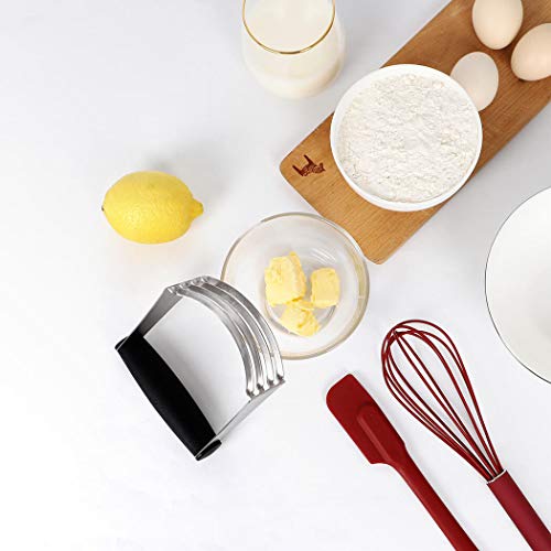 Rorence Dough Cutter Pastry Blender Biscuit Cutter Bowl Scraper Set