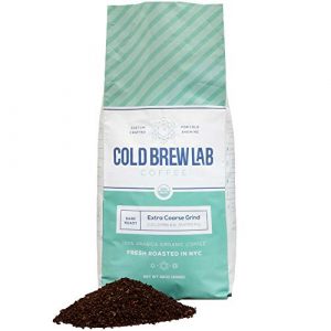 Cold Brew Organic Coarse Ground Coffee, Colombian Supremo, Dark Roast, Coarse Grind for Cold Brew Coffee & French Press, 2 LB