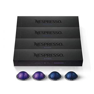 Nespresso Capsules VertuoLine, Espresso, Bold Variety Pack, Medium and Dark Roast Espresso Coffee, 40 Count Coffee Pods, Brews 1.35 Ounce