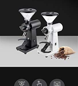 Urbanic 080 Electric Coffee Grinder (110~220v) / flat Titanium burr 60mm / Fine-setable in 100 steps (White) / (Made in Korea)