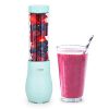 Dash Mighty Mini Blender, Personal Countertop Blender for Milkshakes, Fruit and Vegetables Drinks, Smoothies, with Stainless Steel Blades and 10oz Travel Tritan™ Blending Bottle - Aqua