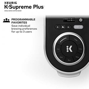 Keurig K-Supreme Plus Coffee Maker, Single Serve K-Cup Pod Coffee Brewer, With MultiStream Technology, 78 Oz Removable Reservoir, and Programmable Settings, Stainless Steel