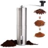 PARACITY Manual Coffee Bean Grinder Stainless Steel Hand Coffee Mill Ceramic Burr for Aeropress, Drip Coffee, Espresso, French Press, Turkish Brew, coffee gift