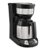 Hamilton Beach 8 Cup Programmable Coffee Maker with Thermal Carafe, Black (46240)