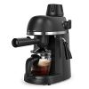 1-4 Cup Expresso Coffee Machine, Steam Espresso Maker with Milk Frother, Cappuccino Latte Machine Includes Carafe, No Apply to Use Ground Espresso and Any Fine Ground Coffee
