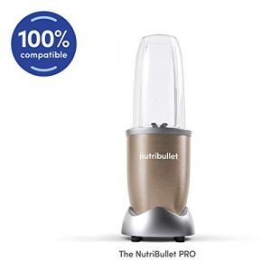 NutriBullet 24 Ounce Tall Cup with Standard Lip Ring, Clear/Gray & 900 Watt/Sport Cross Extractor Blade.60 Pounds, Gray