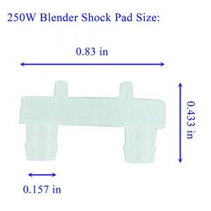 LONYE Rubber Bushing Shock Pad Fit for 250W Magic Bullet MB1001 Blender Juicer Mixer(Pack of 6)