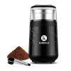 KIDISLE Coffee Grinder Electric, Great for Nuts, Grains, Spices, Herbs,12-Cup Coffee Bean and Spice Grinder with 1 Removable Stainless Steel Bowl, Black