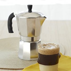 Imusa USA Aluminum Stovetop 6-cup Espresso Maker (B120-43V)