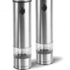 Cole & Mason Stainless Steel Battersea Battery-Operated Electric Salt & Pepper Mill Gift Set