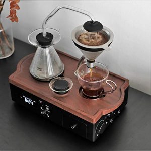 Barisieur Coffee Alarm Clock Coffee Maker- Black Walnut
