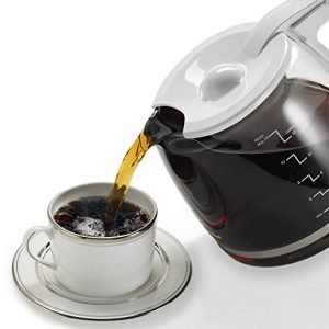 KitchenAid KCM1202WH 12-Cup Glass Carafe Coffe Maker - White (Renewed)