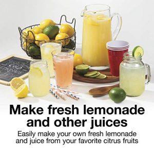 Proctor Silex Alex's Lemonade Stand Citrus Juicer Machine and Squeezer (66331), 34 Oz, Yellow