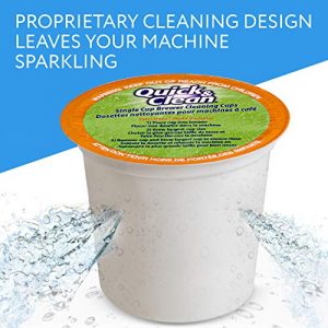 Cleaning and Descaler Kit - 2 Uses Per Bottle Plus 4 Cleaning Cups Compatible with Keurig K-Cup Pod Machines - Made in USA - Universal Descaling Solution and Stain Remover