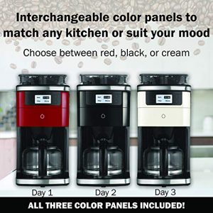 iCoffee Remote Brew with Smarter App and 3 Interchangeable Color Panels (Cream, Black, Red)