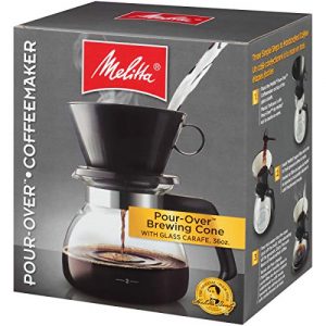 Melitta Pour-Over Coffee Brewer W/ Glass Carafe, 6 Cups (6 Ozper Cup)