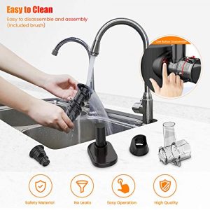 Juicer Machines, Acezoe Slow Masticating Juicer Extractor 95% Juice Yield & Pure Juice, Easy to Clean, Quiet Motor, Cold Press Juicer with Brush, 25 Recipes, Slow Juicer Machines for Vegetable and Fruit