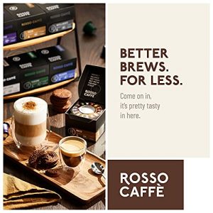 Rosso Coffee Capsules for Nespresso Original Machine - 60 Gourmet Espresso Pods, Compatible with Nespresso Original Line Machines (Variety 60)