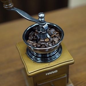 Hario Ceramic Manual Coffee Grinder, Brown