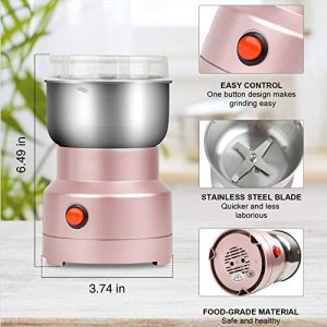 Extra Fine Spice Grinder 150W Mini Electric Seed Grinder Dry Mill 10s Rapid Grinding Spices,Seasonings,Seed,Condiment,Grain