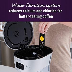 Mr. Coffee Easy Measure 12 Cup Programmable Maker with Gold Tone Reusable Filter
