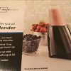 Mainstays Black Personal Blender with Blend-and-Go Travel Cup, Capacity of 15 Oz