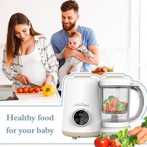 Avec Maman - Baby Chef 4-in-1 Food Processor for Babies - Steamer | Blender | Bottle Warmer | Jar Warmer | Multifunctional Baby Food Maker | BPA-Free & Certified Safe | NEW 2022
