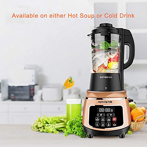 Joyoung JYL-Y15U Professional Grade Countertop Blender, Soy Milk Maker, Juicer, Food Processor, Makes Warm Drink at 47 Oz and Cold Drink at 60 Oz with One-Click Cleaning Function