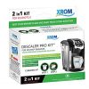 XROM Professional Descaling Kit Compatible With All K-Cup Keurig 2.0 Brewers, Biodegradable, All Natural Ingredients, Full Cycle Cleaning And Descaler Solution For Keurig Coffee Makers