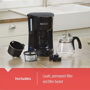 BLACK+DECKER 5-Cup Coffeemaker, Black, CM0700BZ