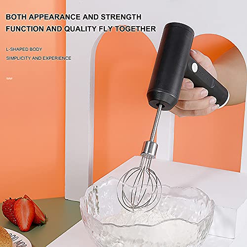 Hand Mixer Electric - 3 speed mixer electric handheld,Kitchen aid stand hand electric small mini cordless mixer handheld,Compact Lightweight immersion Blender for Baking Cake,Egg Cream,egg Beater,Black