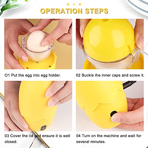 Electric Golden Egg Maker Egg Scrambler Shaker with Slicer Mix Yolk Protein in Shell Eggs Yolk White Mixer Kitchen Gadgets Baking Tools 100-240V
