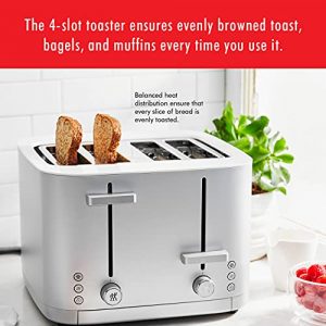 ZWILLING Enfinigy 4-Slice Toaster, Extra Wide 1.5
