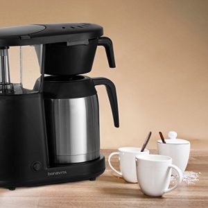 Bonavita 8-Cup One-Touch Coffee Maker Featuring Hanging Filter Basket and Thermal Carafe, BV1901PS