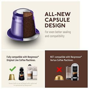 Rosso Coffee Capsules for Nespresso Original Machine - 120 Gourmet Espresso Pods, Compatible with Nespresso Original Line Machines (Variety Pack)