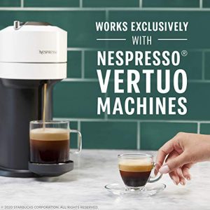Starbucks Coffee Capsules for Nespresso Vertuo Machines — Medium Roast Pike Place Roast — 4 boxes (32 coffee pods total)