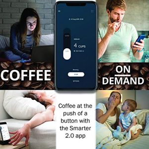 iCoffee Remote Brew with Smarter App and 3 Interchangeable Color Panels (Cream, Black, Red)