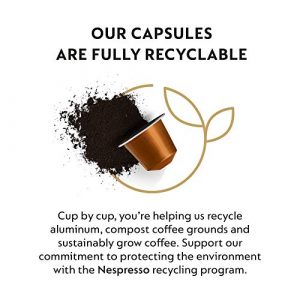 Nespresso Capsules OriginalLine, Livanto, Medium Roast Espresso Coffee, 50 Count Coffee Pods, Brews 1.35 Ounce