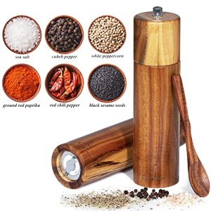 Wooden Salt And Pepper Grinder Set - 8