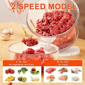 Food Processor Blender Combo - Electric Vegetable Chopper, 3 in 1 High Speed Smoothie Blender, 250W Food Chopper for Meat Fruits with 1.5L Glass Bowl, Coffee Grinder
