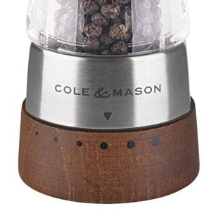 Cole & Mason H594298G Salt and Pepper Mill, 190mm, Forest Wood